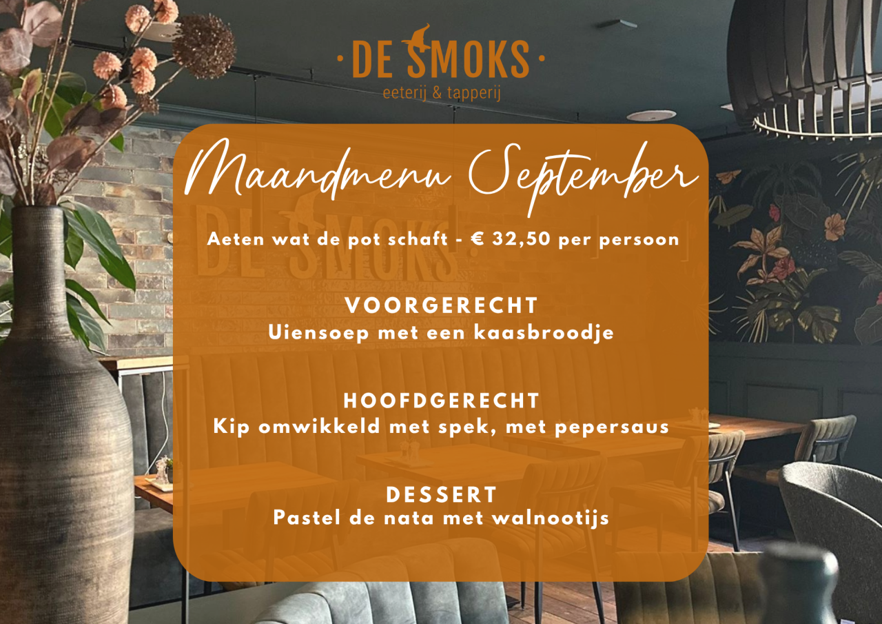 33a De Smoks maandmenu september 1 9 (A3 liggend)